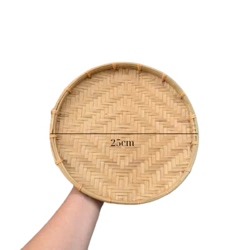 Mẹt Tre Viền Mây, Trang Trí, Đựng đồ ăn )