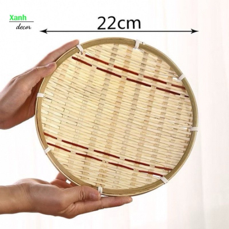 Mẹt Tre Phong Cách Nhật, Dùng Dựng Đồ Ăn, Trang Trí