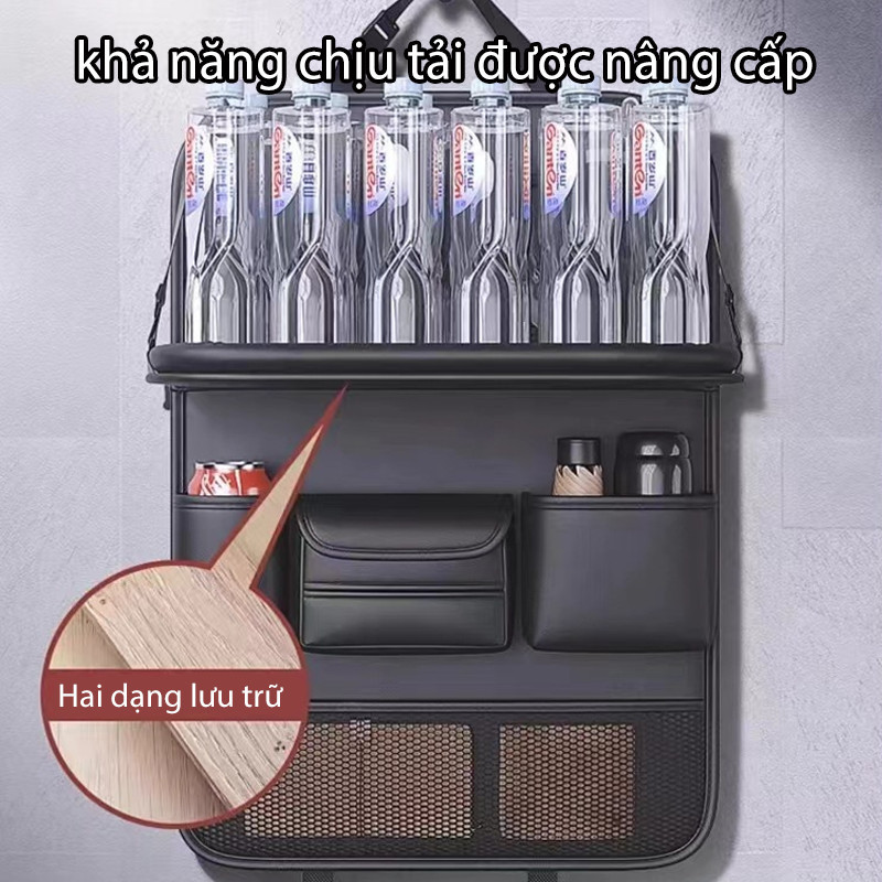 Túi Đựng Đồ Treo Sau Ghế Ô Tô Bằng Da Cao Cấp, sức chứa lớn,chống nước,Dễ Dàng Lắp Đặt,Vệ Sinh