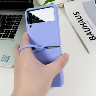 Ốp Lưng Silicon Lỏng Cho Samsung Galaxy Z Flip 3 4 5G Flip4 Flip3 Flip2 Flip1 Có Thể Gập Lại Bảo Vệ Toàn Diện Thời Trang Bao Da