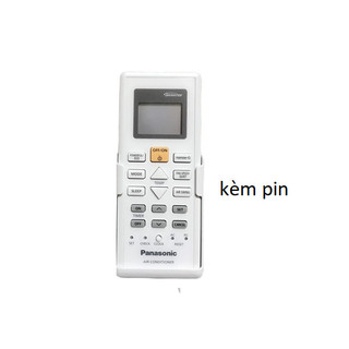 tay điều khiển remote từ xa điều hòa Panasonic FAN SPEED QIUET chính hãng full box nút cam ở giữa