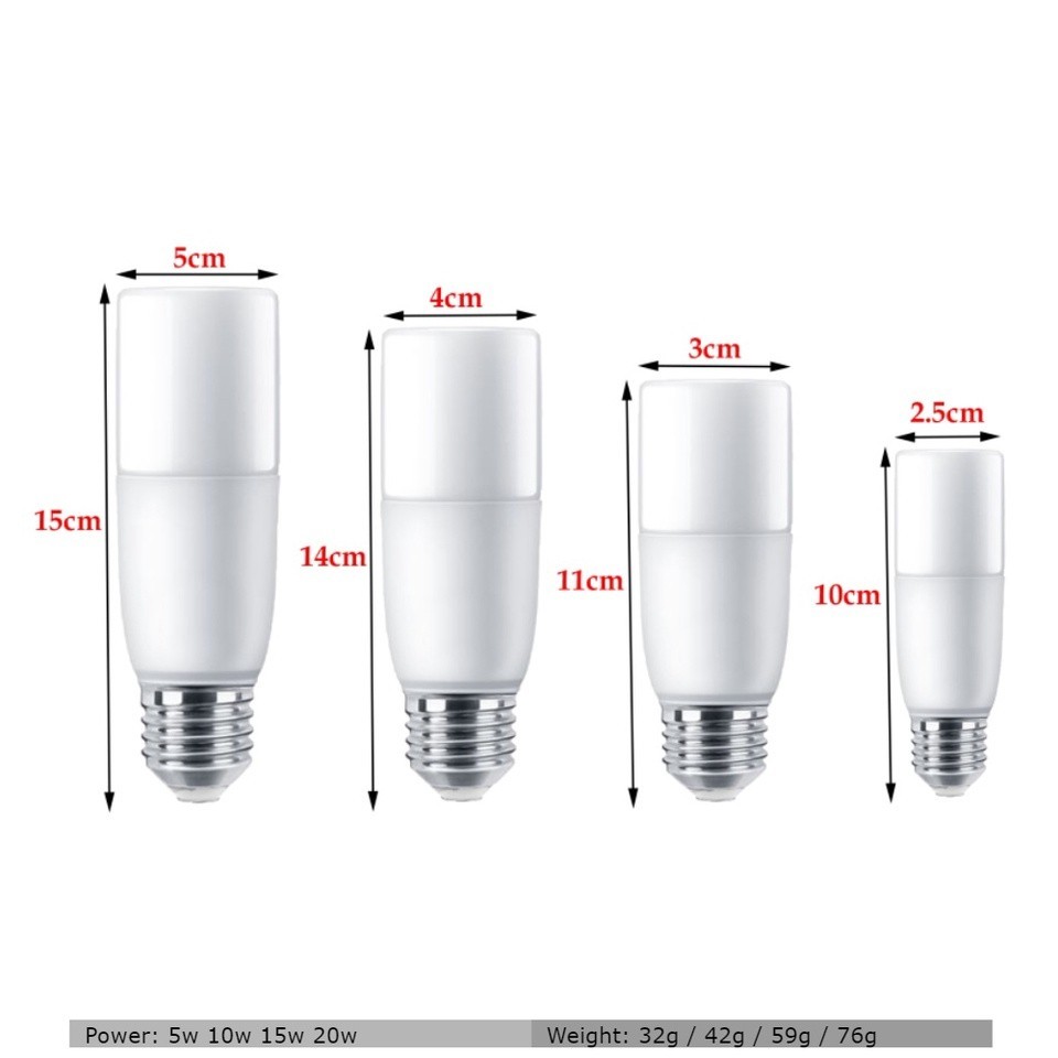 Bóng Đèn LED E27 5W 10W 15W 20W 220V 6500K 3000K Hiệu Ứng Ánh Sáng Bóng Đèn Trắng Lampu Chiếu Sáng Nhà Tiết Kiệm Năng Lượng 90%