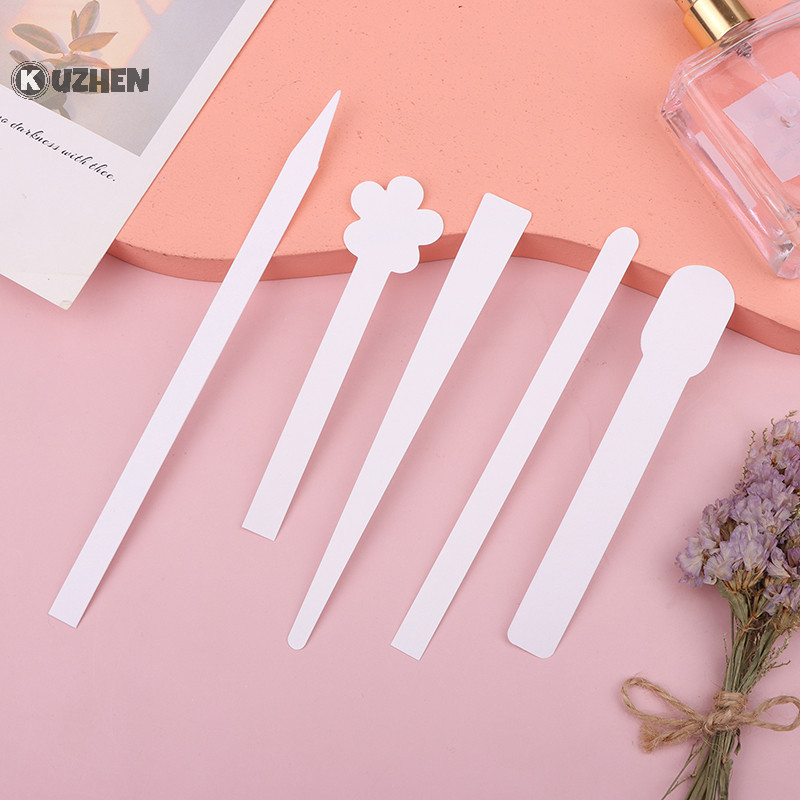 Kuzhen 100 Cái / lốc Tròn Tesg Kiểm Tra Hương Thơm Dải Giấy Hình Hoa HOT
