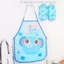 FANIELLAPOWELL Yếm, Tạp dề chống nước hoạt hình, Áo choàng chống bẩn sáng tạo Tranh nhà bếp Smock cho trẻ em