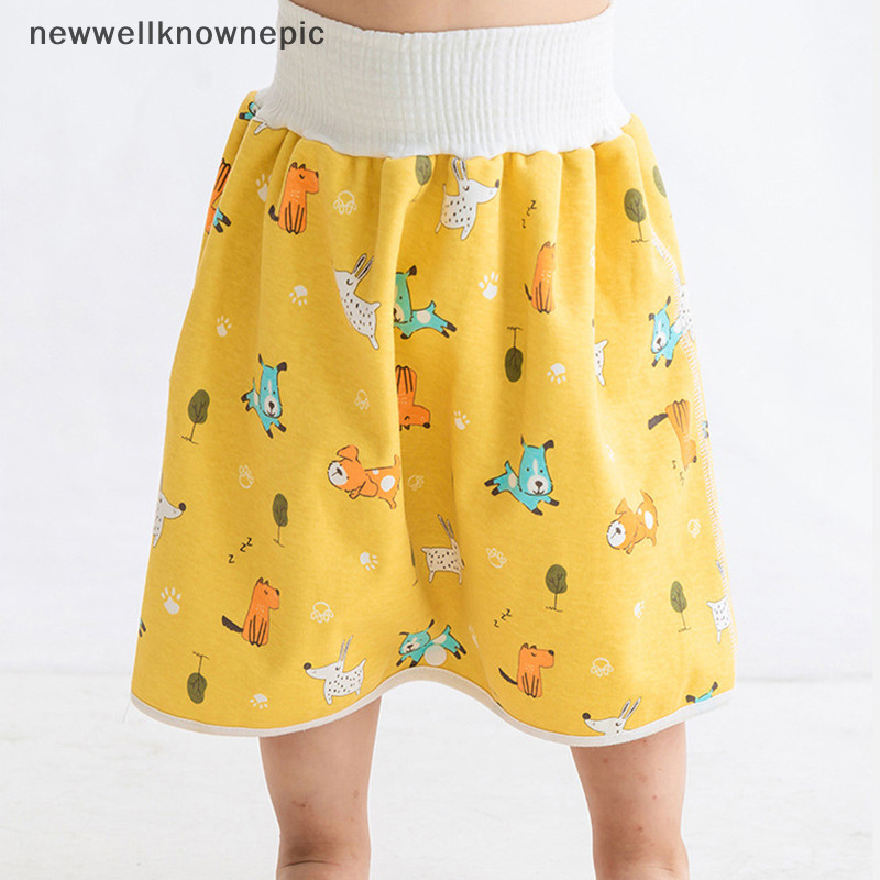 Newwellknownepic Tã Cho Bé Váy Chống Thấm Nước Cho Trẻ Sơ Sinh Chống Rò Rỉ Nước Tiểu Tập Quần Vải Tã Trẻ Em Ngủ Ngủ Ngủ Bô Đồ Tập Luyện VN