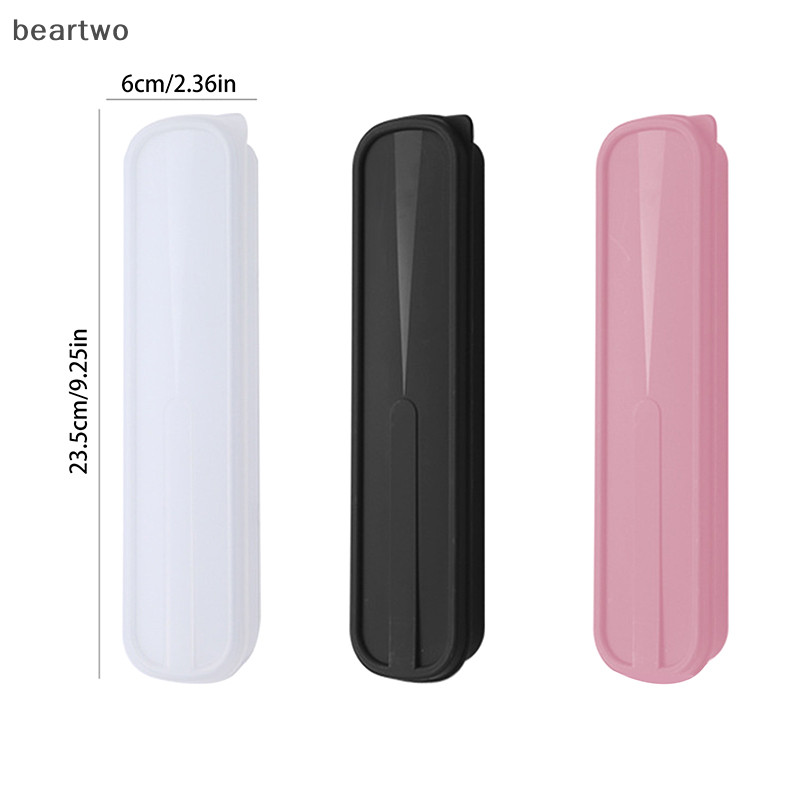 < Beartwo > Hộp đựng bộ đồ ăn Hộp đựng dao kéo dạng lật di động Thân thiện với môi trường Hộp lưu trữ thìa đũa chống rơi Đẹp