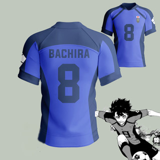 Ps1 Jersey Anime Cosplay Blue Lock Team Eleven Isagi Yoichi xu hướng Áo thun ngắn tay in 3D