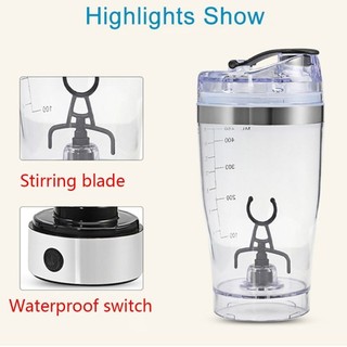 Travel Electric Protein Powder Mixing Cup  Automatic Shaker Bottle Mixer