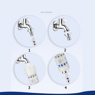 watfac Máy lọc nước máy giặt máy nước nóng phía trước 5 inch PP thay thế bộ lọc nắp bồn cầu thông minh