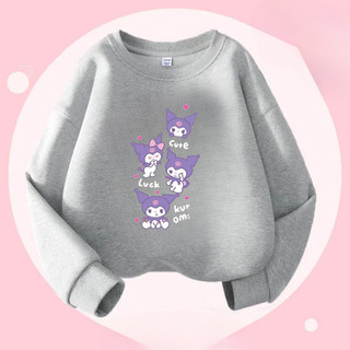 Trẻ mới biết đi Kawaii Áo Sơ Mi Thường Ngày Kuromi Hoạt Hình Unisex Trẻ Em Áo Khoác Cho Bé Gái