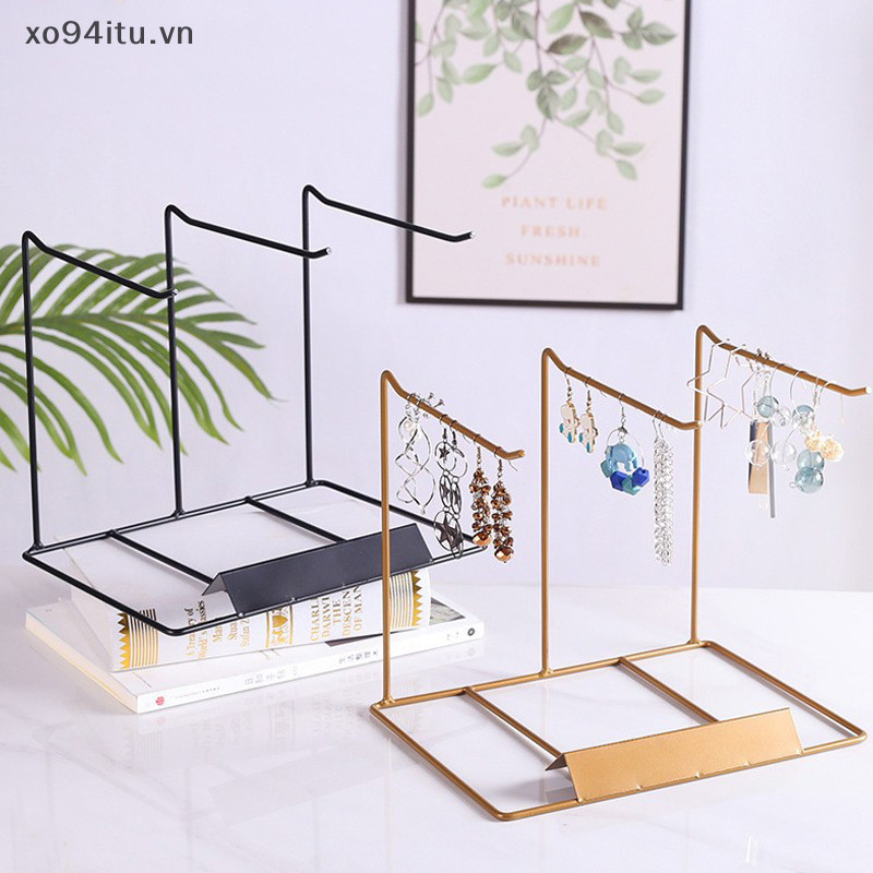 Xoitu Sắt Trang Sức Trưng Bày Đứng Để Bàn Đồ Lặt Vặt Giá Để Đồ Trang Sức Cho Vòng Cổ Vòng Tay Bông Tai Nhẫn s VN