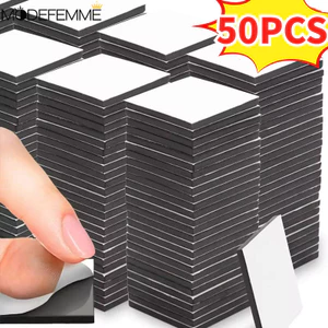 Bộ 50 Tấm Nam Châm Vuông - Băng Nam Châm Dính Linh Hoạt - Nam Châm Tự Dính - Miếng Dán Nam Châm Mềm Mại Linh Hoạt - Cho Tủ Lạnh Văn Phòng DIY Craft Sticker