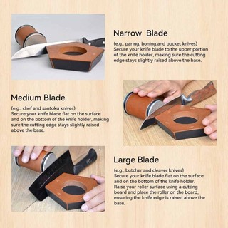 Rolling Knife Sharpener 15 and 20 Degree Sharpening Magnetic Angle Base kitchen
