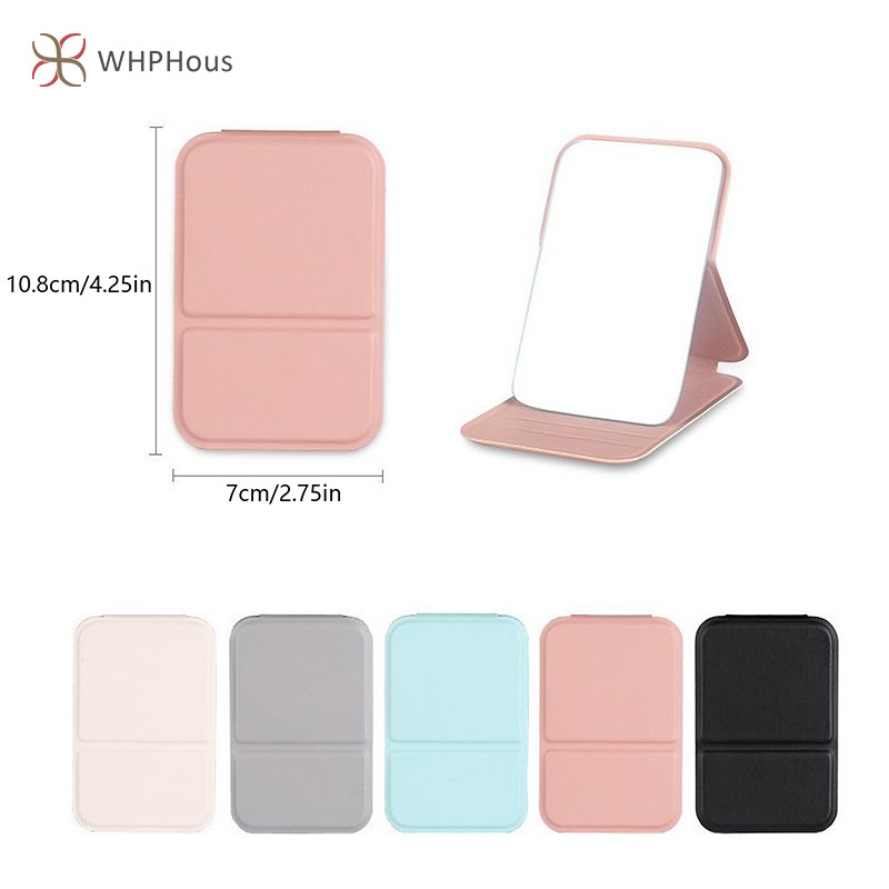 Streamers Cầm Tay Để Bàn Đứng Gương Độ Nét Cao Gấp Gương Trang Điểm Trọng Lượng Nhẹ Dễ Dàng Mang Theo Gương Vanity Dụng Cụ Mỹ Phẩm Mới