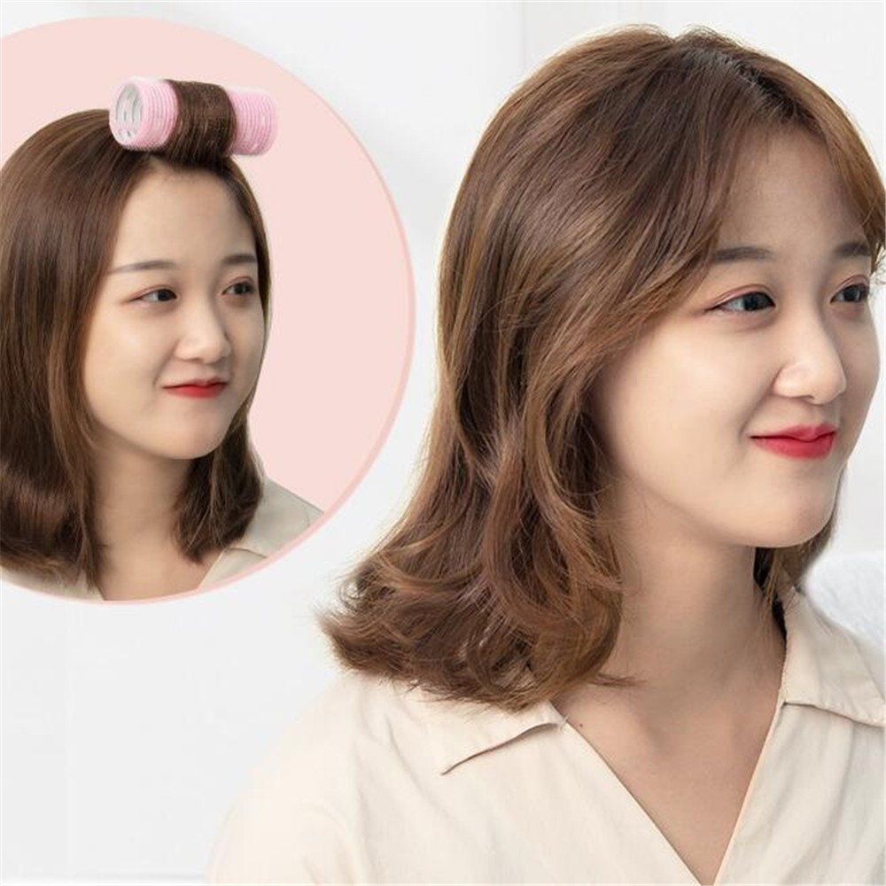 SEVICH  Hàn Quốc Quá Khổ Tự Dính Tóc Đuôi Khóa Bên Trong Uốn Lười Air Nổ Cố Định