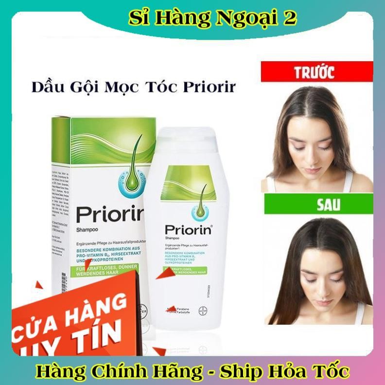 [auth] Dầu gội Priorin giúp mọc tóc dành cho tóc rụng yếu và mỏng - Nội địa Đức Đủ Bill [Hot]