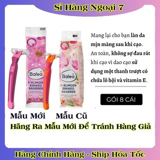 [CÓ CHE TÊN] Dao cạo Balea 2 và 3 lưỡi kép dùng cạo lông body & Bikini đầu xoay linh hoạt của Đức- Mẫu mới Đủ Bill