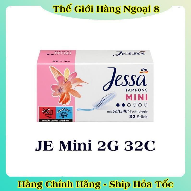 Băng vệ sinh Tampon Jessa hộp đủ size - Hàng Nội Địa Đức