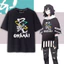 Áo thun cosplay Mitsuri Kanroji Demon Slayer, chất liệu thoáng mát