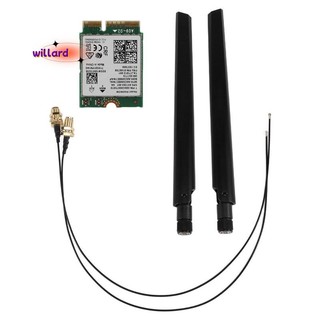 Băng tần kép không dây cho 9560 AC 9560NGW 1.73Gbps Wifi 802.11Ac Bluetooth 5.0 Thẻ Wlan với MHF4 UF.L Ăng-ten 10