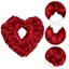 Woke Quá Khổ Tóc Scrunchies Trái Tim Móc Tóc Scrunchy Co Giãn Tóc Dày Updo Tóc Dây Nữ Trang Trí Tóc