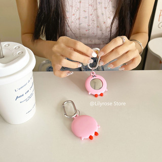 Ốp lưng AirTag cho Apple Tag GPS Case Trẻ em có móc khóa có vòng chống rơi Dây chuyền chống rơi Gấu bánh quy dễ thương