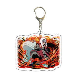 Naruto hai chiều anime ngoại vi Sasuke Itachi Madarabo Phong Shuimen Naruto acrylic móc khóa mặt dây chuyền