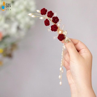 Hoa Kẹp Tóc Trang Sức Tóc Ổn Định Kẹp Hợp Kim Mũ Cô Dâu Trang Sức Tóc