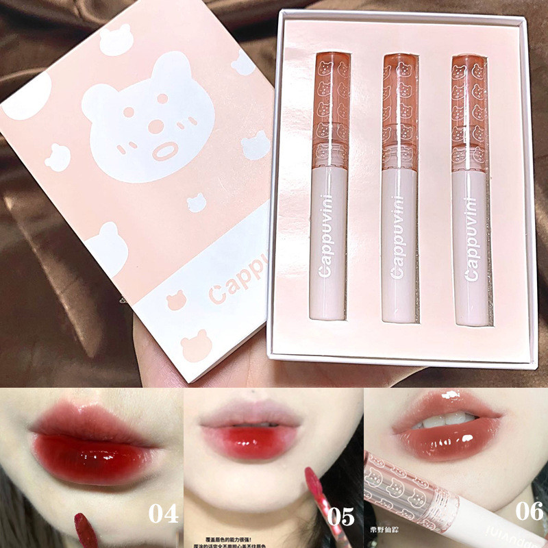 Son môi dạng lỏng bóng mịn không thấm nước Son môi lỏng lâu trôi Lip Glaze