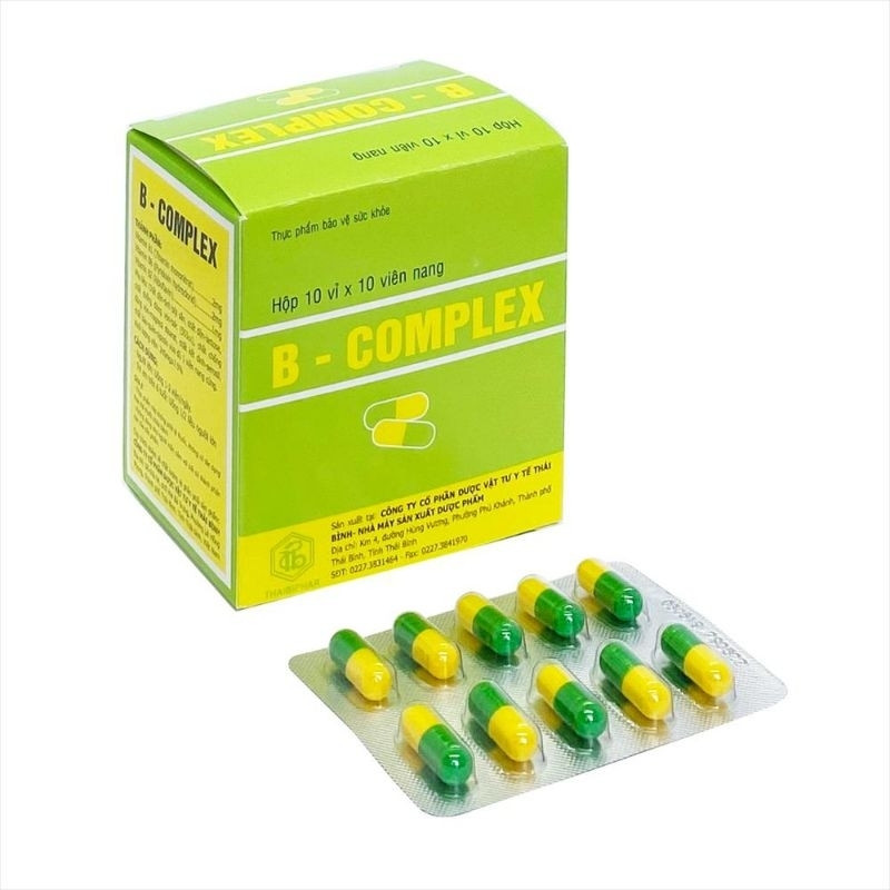 B- COMPLEX - Viên uống bổ sung vitamin nhóm B ,C (Hộp 10 vỉ x 10 viên ...