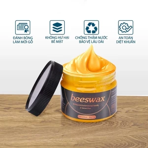 Sáp Ong Đánh Bóng Đồ Gỗ, Sàn Gỗ 80gr - Làm mới, Phục hồi màu gỗ, vết xước bàn ghế, tủ, cửa gỗ FE123