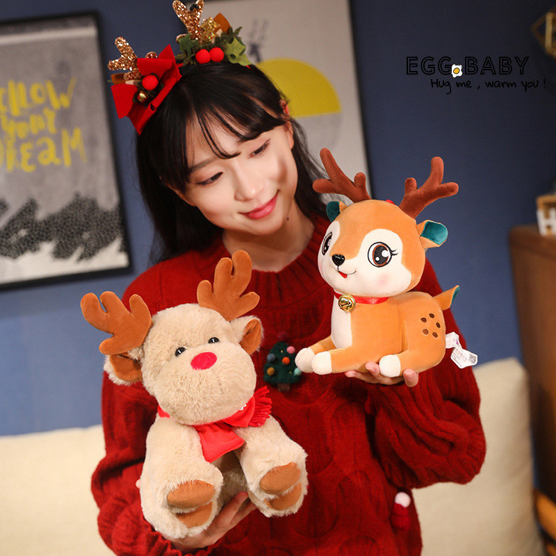Quà Tặng Giáng Sinh Series Sang Trọng Đồ Chơi Ông Già Noel Nai Sừng Tấm Dễ Thương Ngày Lễ Búp Bê Quà Tặng Cho Bạn Bè Trang Trí Ngày Lễ