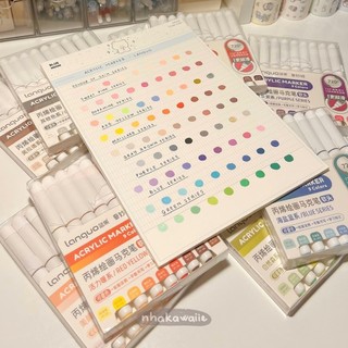Set brush calligraphy acrylic Languo phong cách hiện đại