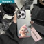 ibumpers Ốp Lưng iPhone Xinh Cute Thỏ In Hình Ốp Điện Thoại IMD Cứng Trơn Chống Bẩn Chống Sốc Cho Iphone 16 15 14 12 13 11 Pro Max