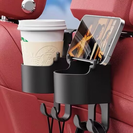 2 Chiếc Móc Xe Ô Tô Cốc Nước Giá Đỡ Ghế Lưng Tựa Đầu Móc Giá Đỡ Điện Thoại Ô Tô Cho Túi Xách Đa Năng Lưu Trữ Móc Treo Cốc Lưu Trữ Móc