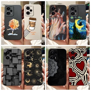 Dành Cho Xiaomi Redmi Note 12 Turbo Ốp Lưng Silicon Chống Sốc TPU Mềm Mờ Cho Xiaomi Redmi Note 12 Turbo 5G Ốp Điện Thoại