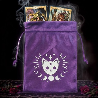 Túi đựng thẻ bài Tarot Túi đựng đồ trang sức dây rút Túi đựng Tarot & Túi xúc xắc Thẻ Oracle Túi đựng đồ trang sức Tinh tế cho bữa tiệc Giáng sinh Runes ewoekvn
