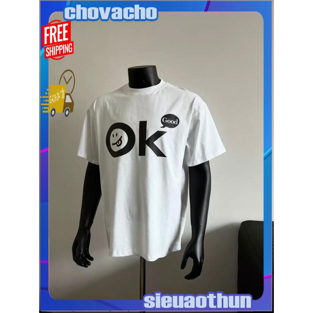 Áo thun Stee Cổ tròn OK GOOD Localbrand ICVCVNI Unisex