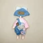 Quần áo búp bê BJD 16 ~ 17cm, Bộ đồ váy dễ thương đáng yêu, Quần áo thủ công chất lượng cao thời trang Phụ kiện búp bê DIY cho OB11, 1 / 12 Bjd