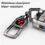 Móc khóa kim loại ô tô xe máy 360° xoay, dùng cho Xpander Cross, Pajero, Outlander Sport, Eclipse, Attrage, Triton, Colt