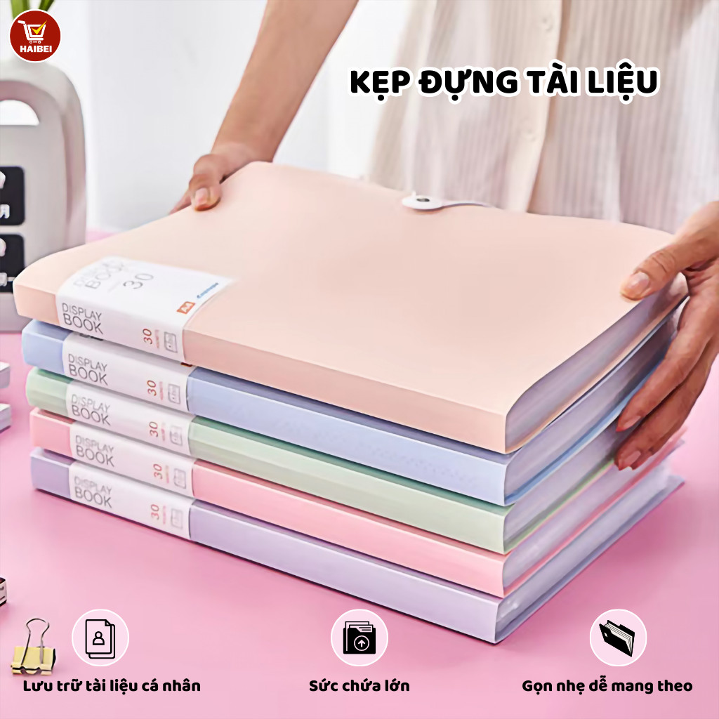 Túi đựng tài liệu học sinh và giấy thi, dung tích lớn, chống thấm nước và chống bụi. Chủ đề tối giản/hoạt hình