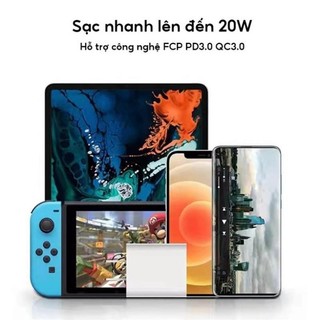 ibumpers Sạc Nhanh PD 20W USB C Sang L / Type-c Bộ sạc tường cho IPHONE IPAD