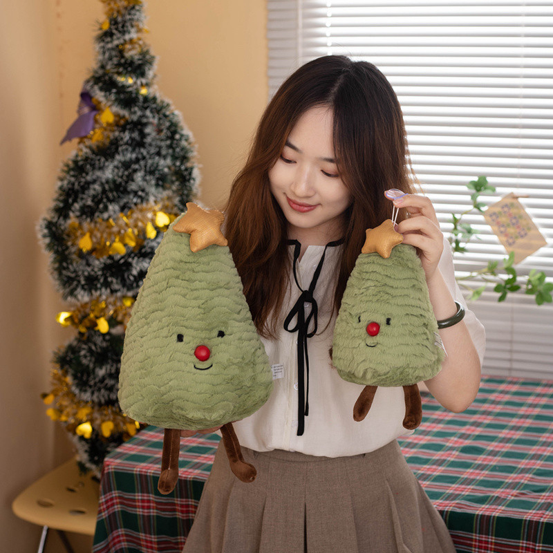 Quà Tặng Giáng Sinh Đồ Chơi Sang Trọng Dễ Thương Bánh Gừng Người Đàn Ông Quà Tặng Giáng Sinh Hộp Cây Giáng Sinh Quà Tặng Cho Trẻ Em Quà Tặng Sinh Nhật Đồ Trang Trí Giáng Sinh