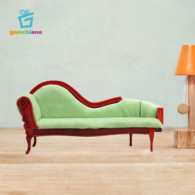 Gamchiano Tỉ Lệ 1: 12 Nhà Búp Bê Mini Sofa Mô Phỏng Nội Thất Nhà Búp Bê Cho Phòng Mini