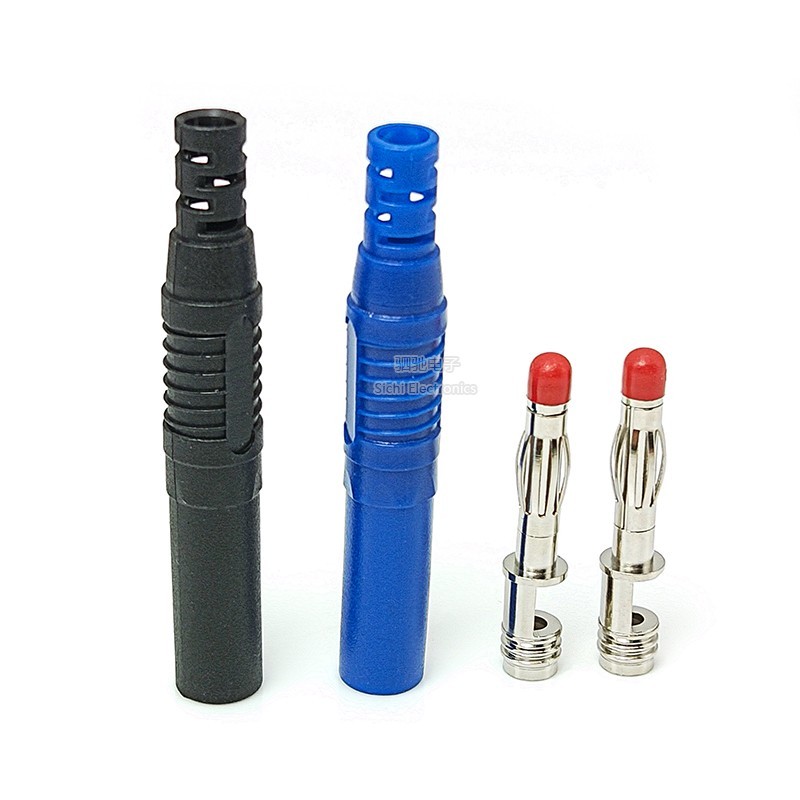 4mm Điện Áp Cao Loại An Toàn Toàn Toàn Vỏ Chuối Cắm Dòng Điện Cao 32a Lắp Ráp Đồng Hồ Vạn Năng Hàn Cắm