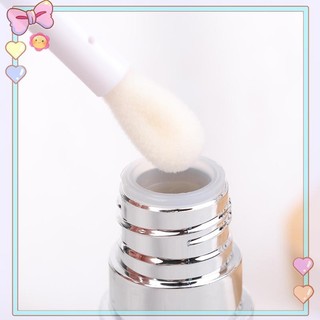 [beautifulhome] Ống bóng môi bạc mạ điện 8ML Bàn chải lớn Ống dưỡng môi bằng nhựa Son môi Mẫu nhỏ Hộp đựng mỹ phẩm Chai mẫu [làm đẹp]
