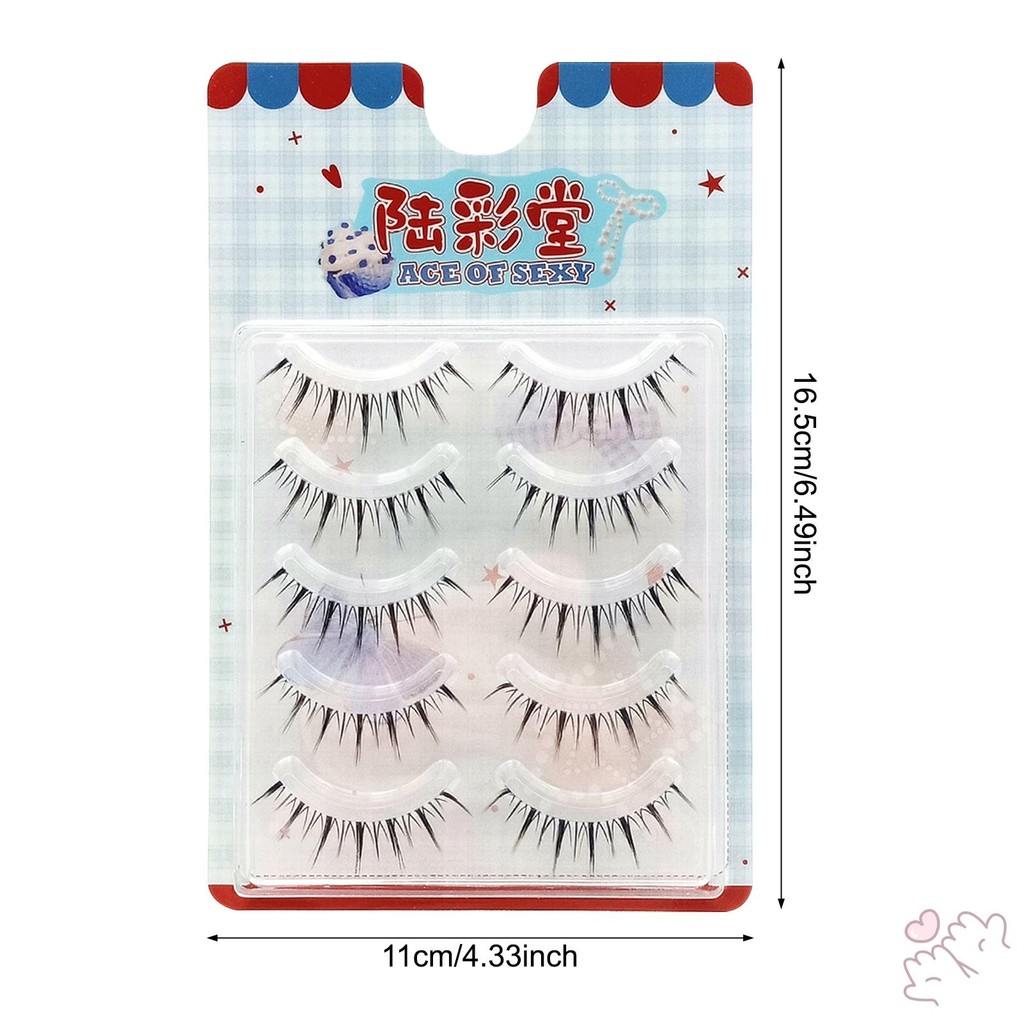 Clear Band Natural Look Full Strip Lash Phần mở rộng trang điểm Dải mi Món quà hoàn hảo cho bé gái hoặc nữ