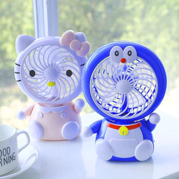 Quạt Nhỏ Cầm Tay Cat Mini Dễ Thương Hoạt Hình Mèo KT Sạc Ký Túc Xá Sinh Viên Quạt Nhỏ Cầm Tay Để Bàn