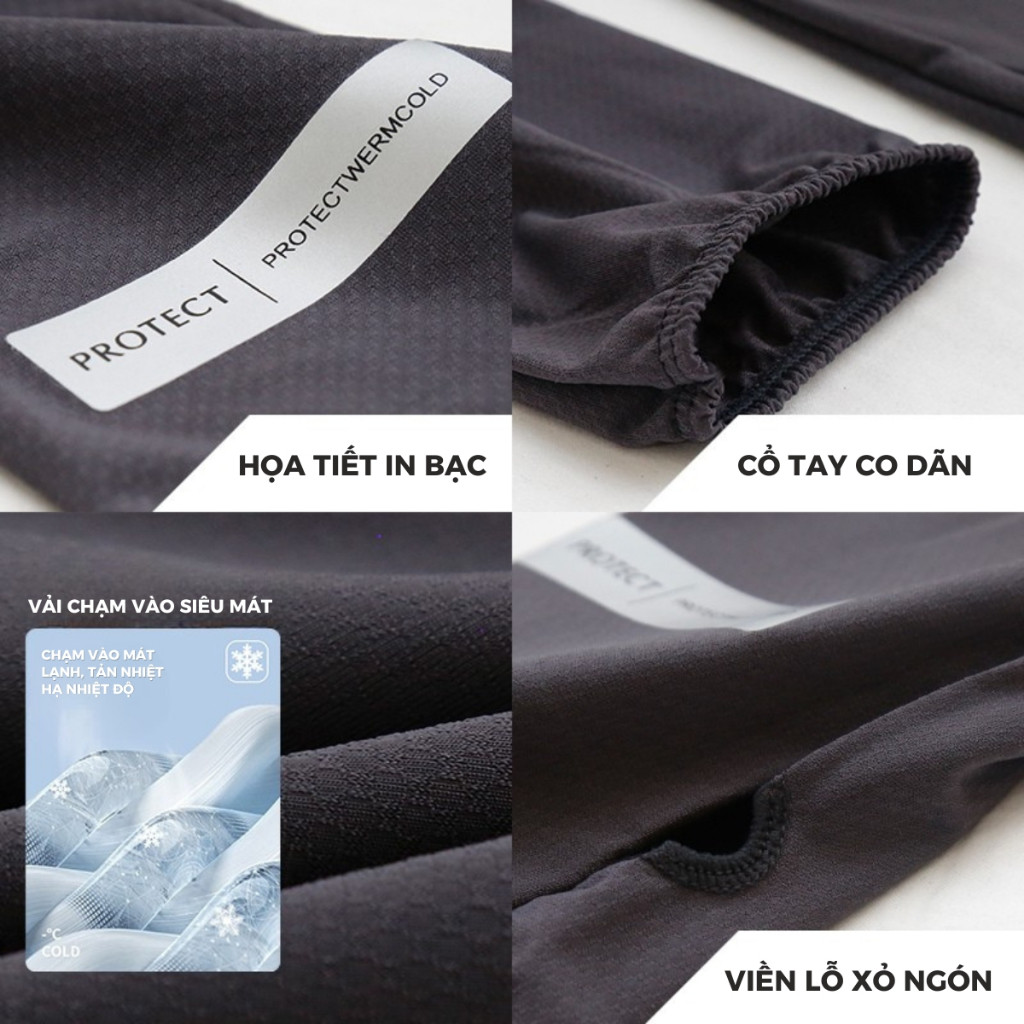 Găng Tay Chống Tia UV Cao Cấp - Mềm Mại, Đàn Hồi, Thoáng Khí, Phụ Kiện Thời Trang Đi Biển/Phượt