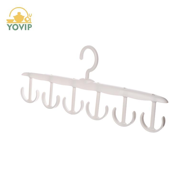 Móc treo áo ngực YOVIP cho tủ quần áo 360°Xoay Đa Năng Giá Có Móc Cho Mũ Camisole Túi Tiết Kiệm Không Gian Áo Vest Giá Để Đồ VN